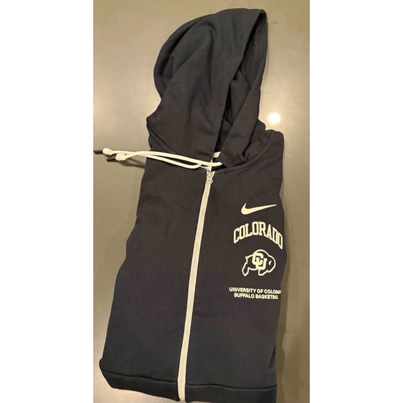 Nike Other - Nike Colorado Buffaloes Basketball Hoodie Mens XLT Black Full Zip Dri-FIT Tall